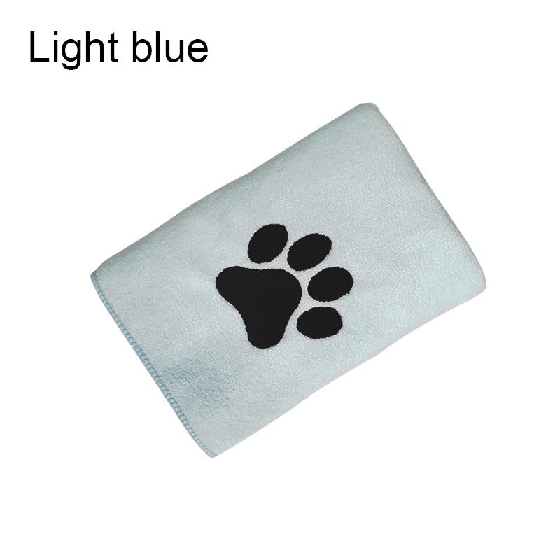 35*75cm/50*100cm Microfiber Pet Bath Towel Embroidered Super Soft Absorbent Cat For Dogs Blanket Grooming Supplies