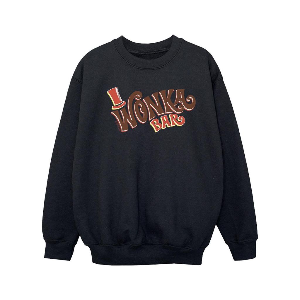 Willy Wonka Girls Bar Logo Sweatshirt