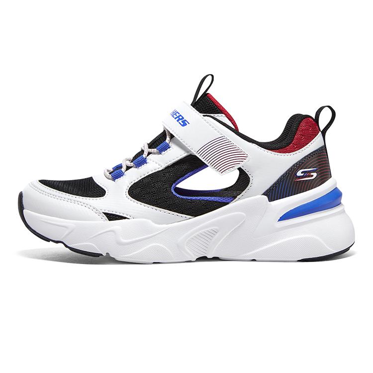Skechers Bobs Comfortable Outdoor Velcro Kids Casual Shoes Kids Casual Shoes Red Blue White 405257L-WBMT 27.5