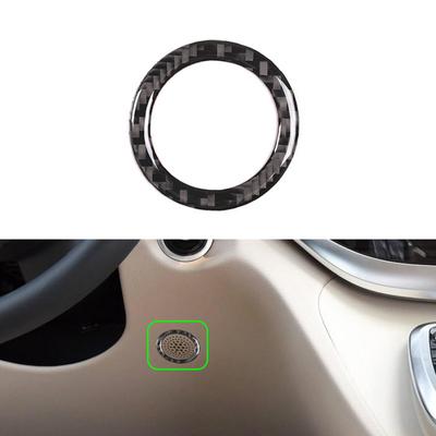 Car Styling Real Carbon Fiber Interior Door Speaker Ring Cover Protective Trim For Mercedes Benz V-Class V250 V260