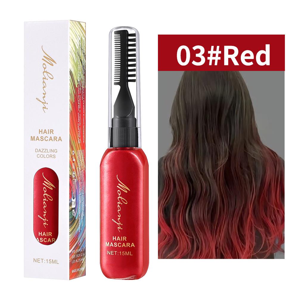 Disposable Hair Dye Hair Cream Plant Natural Whitening Dual-purpose Mascara