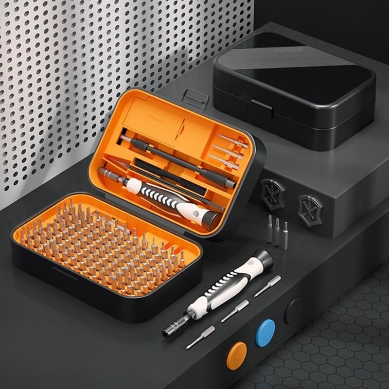 130 in 1 Precision Screwdriver Set Screwdriver Bit Sets Mini Screwdriver Set with Portable for Case DIY Repair Tools Kit