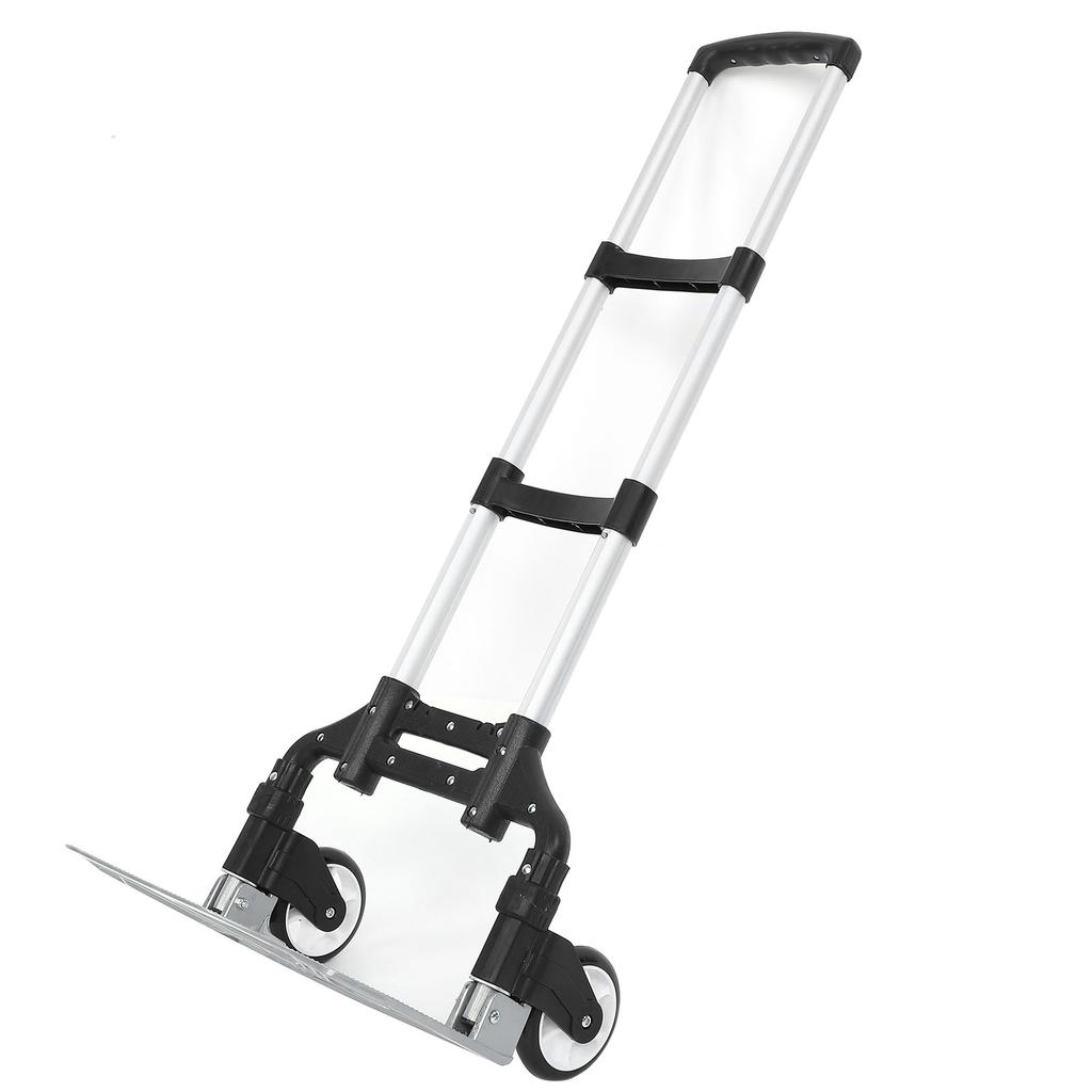 Heavy Duty Hand Truck 80KG Folding Compact Aluminium Hand Truck Luggage Cart Wheel Collapsible
