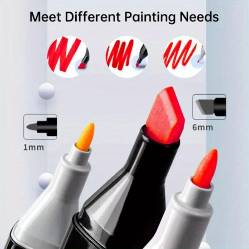 24 Color Brush Set Double Tip Soft Pen Drawing Watercolor Gift Marker Set Color Kids