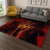 Tappeto Tappetino Retro Slayer Heavy Metal Rcck Band Segno per Camera da Letto Soggiorno Divano Zerbino Decorazioni per la Casa, Tappeto per Area Giochi Bambini Antiscivolo