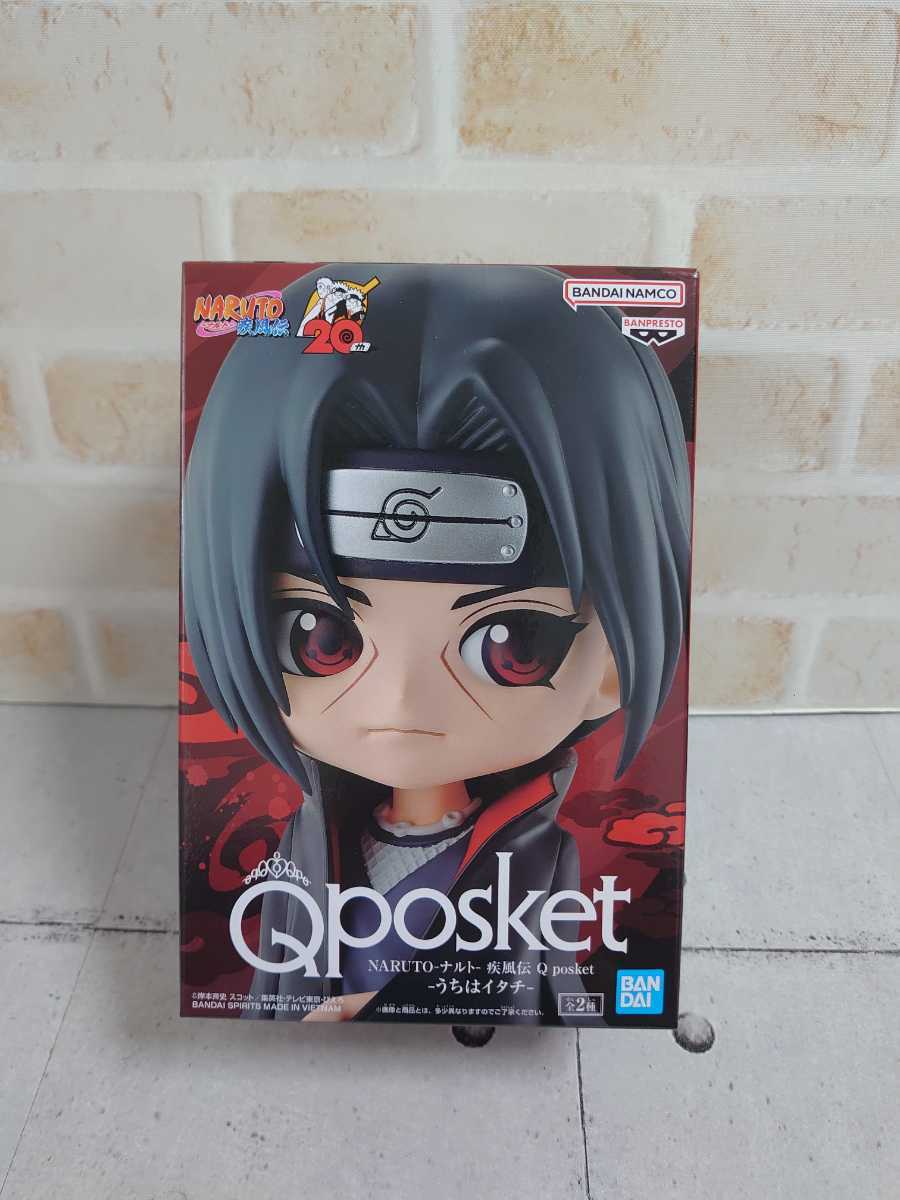 [USED] New NARUTO Shippuden Q posket UCHIHA ITACHI Figure A-Color BANDAI