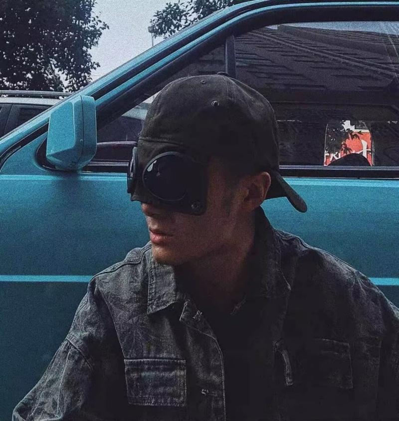 New Fashion Pilot Hat Summer Personality Glasses Baseball Cap Unisex Trend Sunglasses Baseball Cap