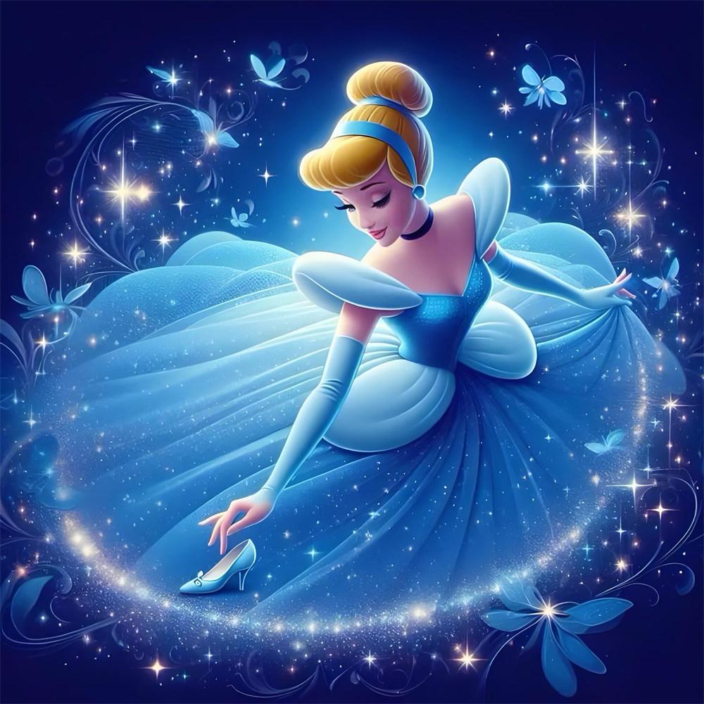 Disney 5D Diamond Painting Princesses and Princes Cross Stitch Mosaic Kit Home Decor Wall Sticker DIY Handmade Gift