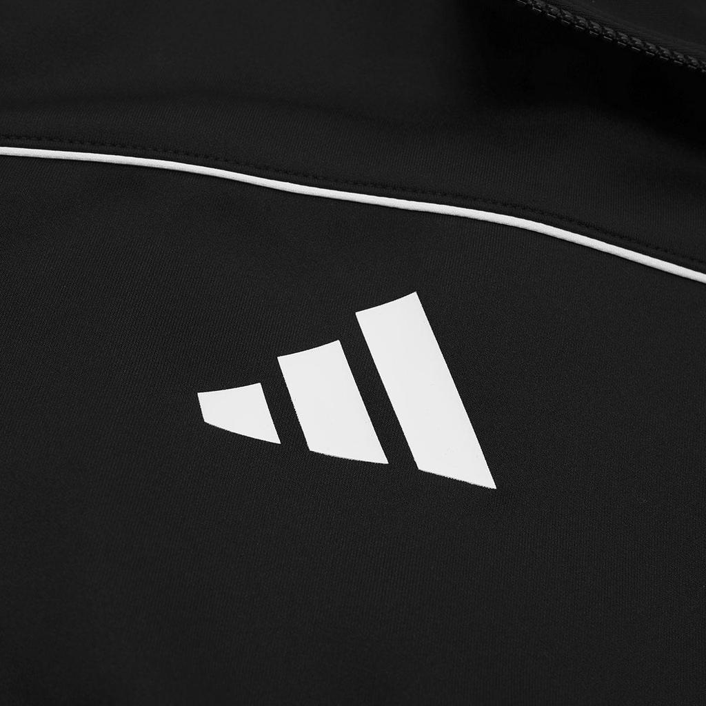 adidas Unisex Striped Breathable Training Jacket Black White Unisex TR401CS-BW