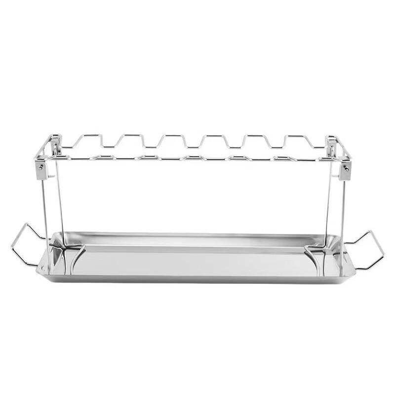 Oeny 2-Pack Folding Chicken Leg Roaster Racks
