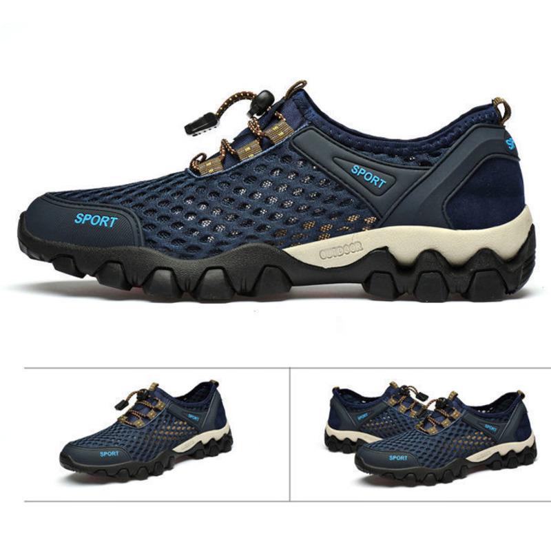 Sale Hiking Shoes Men  Summer Mesh Outdoor Climbing Shoes Cheap Mens Shoes Sneakers Outdoor Casual Shoes Tenis Masculino