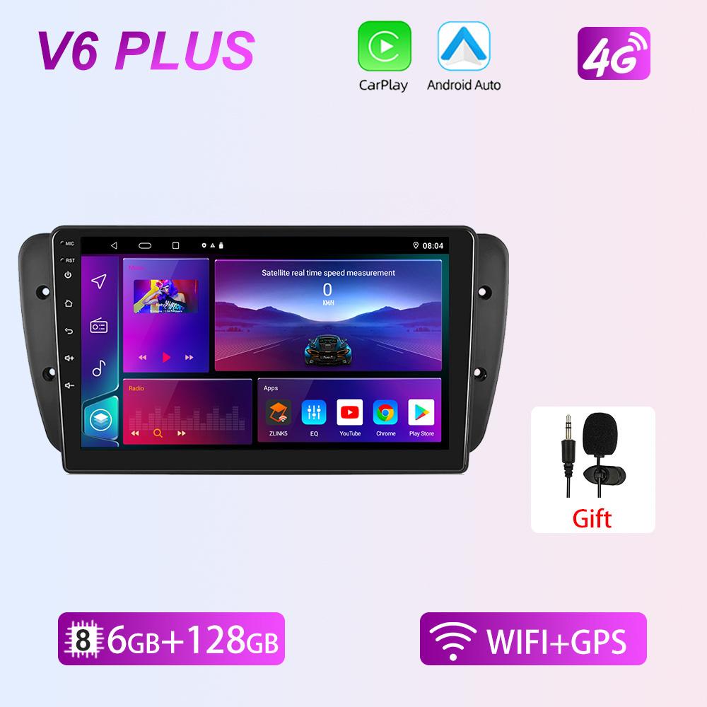 

Автомобильный радиоприемник REAKOSOUND Android 12 для Seat Ibiza 6j 2009 2010 2012 2013 MK4 FR GPS-навигация 2 Din экран аудио мультимедийный плеер 6+128+MIC