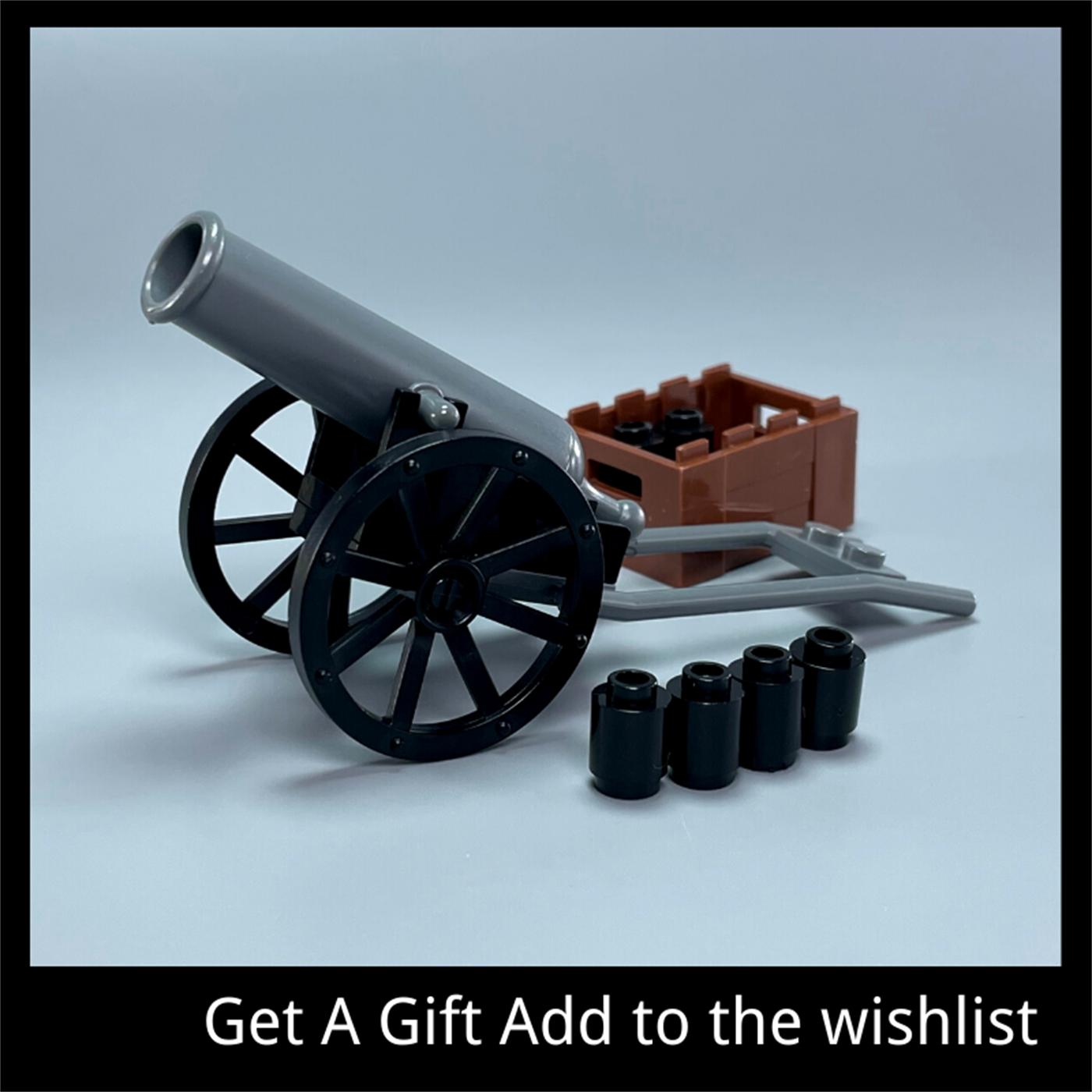 Professional Fishing Unisex Kids Set Moc Bricks Military War Swat Weapon Cannon Gun Wheels Building Block Compatible Assembles Particles Children's Toys