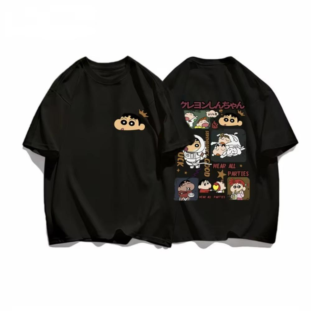 

2025 Summer Unisexs Clothes Streetwear Print Cartoon T Shirt Short Sleeve Tops Unisexs and Womens Clothes Cotton T Shirts 2XL