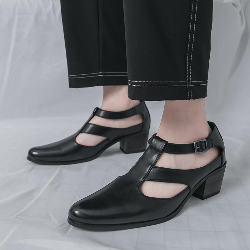 Fashion Designer Hot Selling Brand Men's Pointed Sandals Trendy Summer Breathable Casual Shoes Interview Commuting Men's Business Shoes
