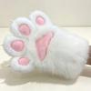 Kawaii Thicken Beast Claw Glove Warm Furry Cosplay Costume Gloves Cosplay Props Plush Cat Paw Gloves Party