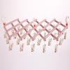Multi-Functional Retractable Windproof Clothes Drying Rack with Seamless 3D Design and Storage Clips