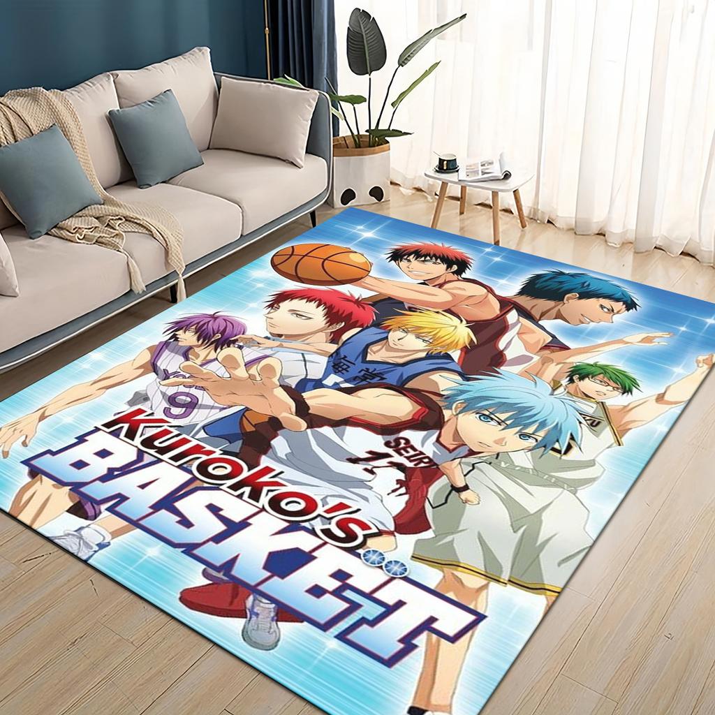 27 Styl Nowy Kreskówkowy Anime Kuroko no Basket Dywanik Dywan do Salonu Sypialni Dekoracja Domowa Sofa, Mata Podłogowa Antypoślizgowa do Zabawy dla Dzieci