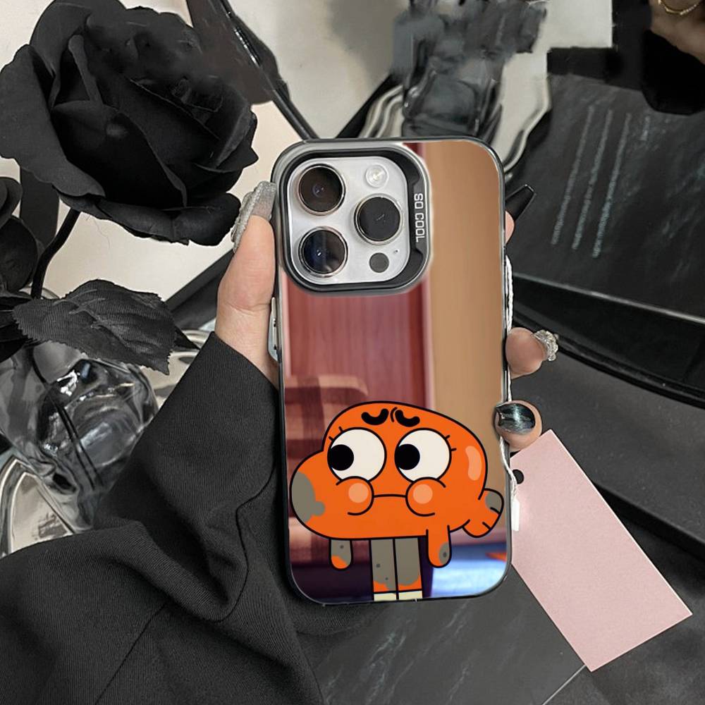 F-Gumball and Darwin Phone Case For IPhone 16 17 15 14 12 13 Pro Max Black Color Shockproof Cover iPhone12PRO