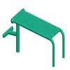 JINOEL Outdoor Back & Abdominal Machine