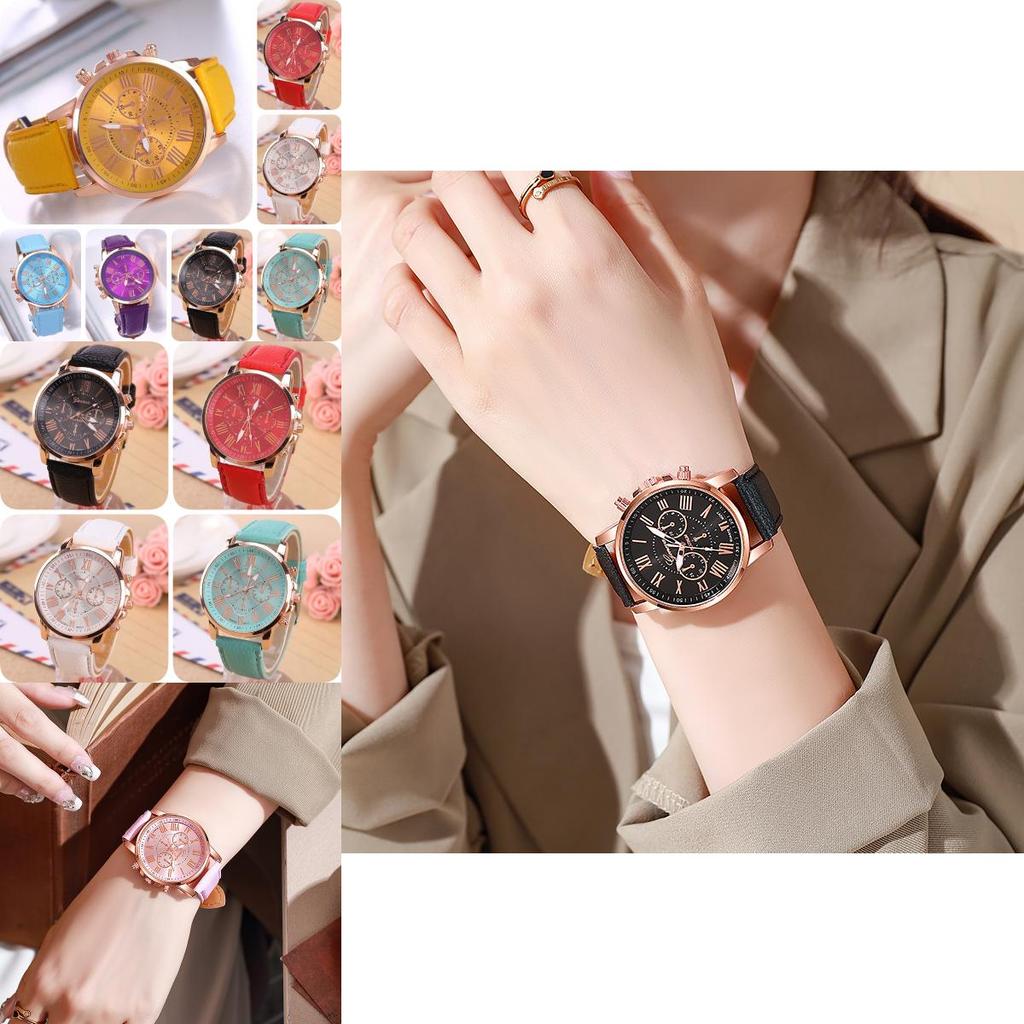 Versatile Geneva Ldn186 Women's Timepiece With Distinctive Roman Numerals And Quartz Movement