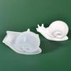 Crystal Epoxy Resin Mold Cute Snail Animal Silicone Casting Mold Snail Making Home Decor Plaster Mold