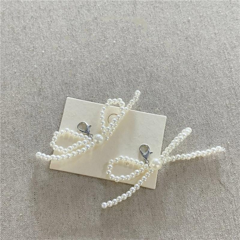 Elegant Bowknot Shoe Charm for Women Bag Pendant Shoes Decoration Fashionable and Stylish Shoe Accessory