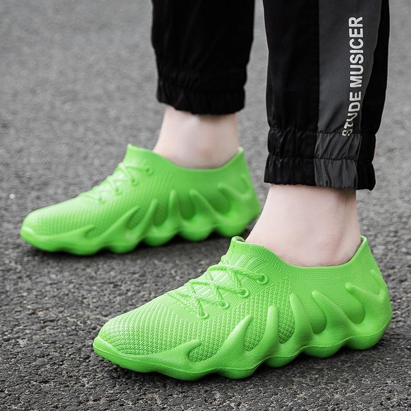 Fashion low-top rain shoes women into casual waterproof glue shoes short and simple kitchen non-slip car wash summer work water boots men