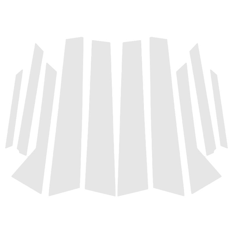 

Серебристая Накладка на Центральную Среднюю Стойку BC для Окна Двери Автомобиля Подходит Для Ford Fiesta 2008-2019