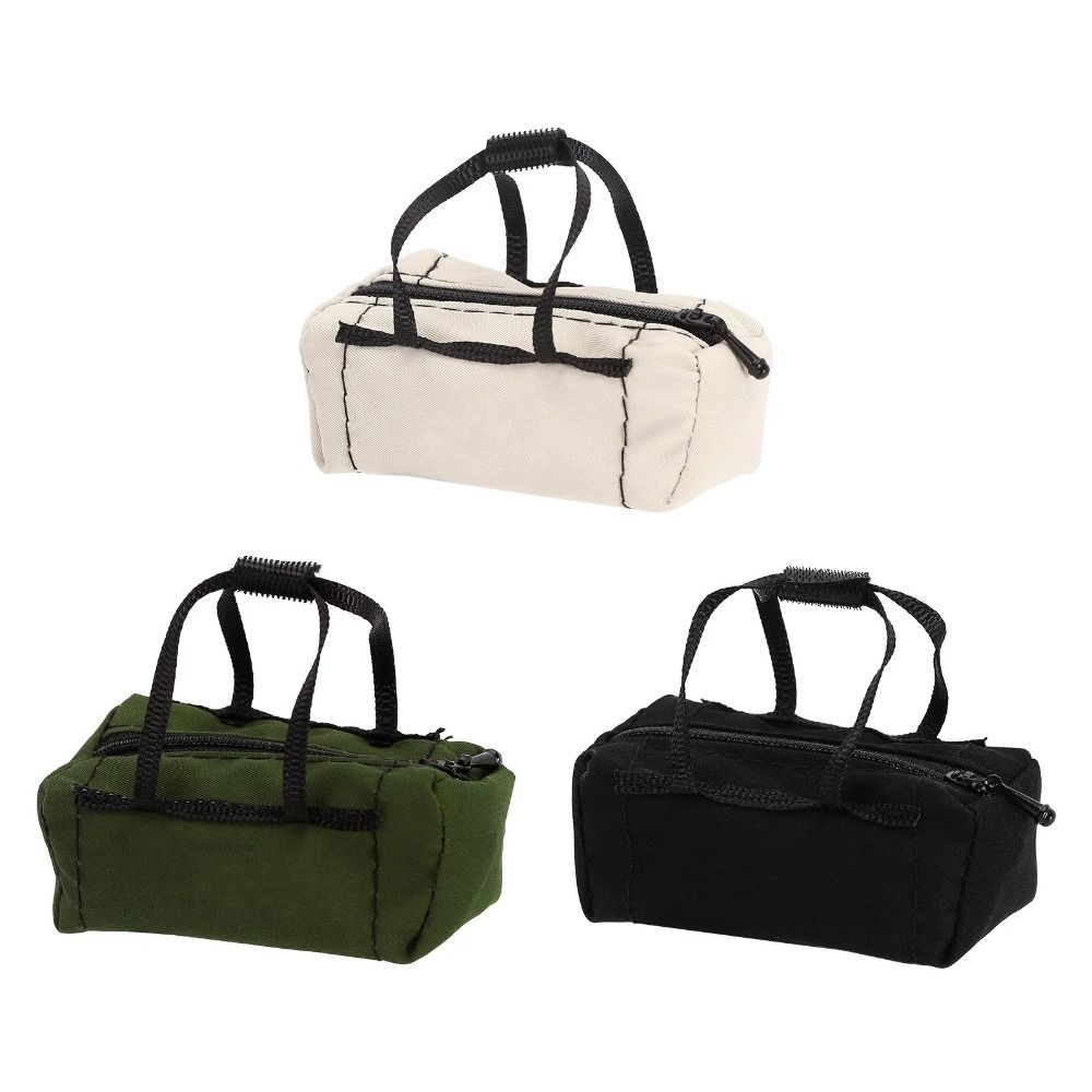 Outdoor Rainstorm RC Car Luggage Roof Ornament Miniature Travel Bag RC Model Bag 1/18 1/24