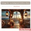2D Ocean Pirate Ship Deck Backdrop for Baby Shower & Kids Birthday Party Decoration