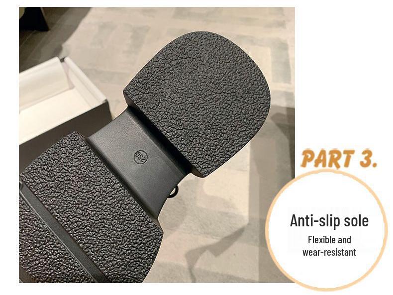 Women's Black Thick-Soled Martin Boots - 2025 Autumn British Style, Height-Increasing Round-Toe, Trendy and Versatile.