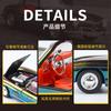 1:24 Mercedes Benz 300SL Gullwing W198 Chrome Plated Modified Edition Alloy Car Home Decoration And Computer Desktop Ornaments