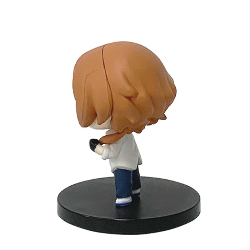 Bungo Stray Dogs Q Version Dazai Osamu & Nakahara Chuuya Hand-Painted Figurines for Desktop & Car Ornaments.