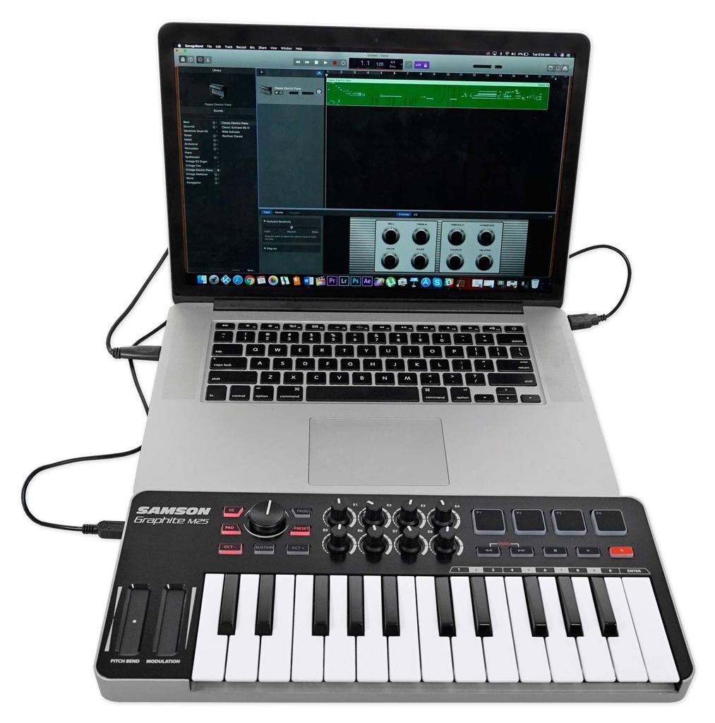 SAMSON Graphite M25 Keyboard Controller USB/MIDI