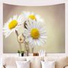 Flowers Tapestry 3d Colorful Plant Printing Background Painting Cloth Wall Fresh Vibrant Living Rooms Decoration Blanket