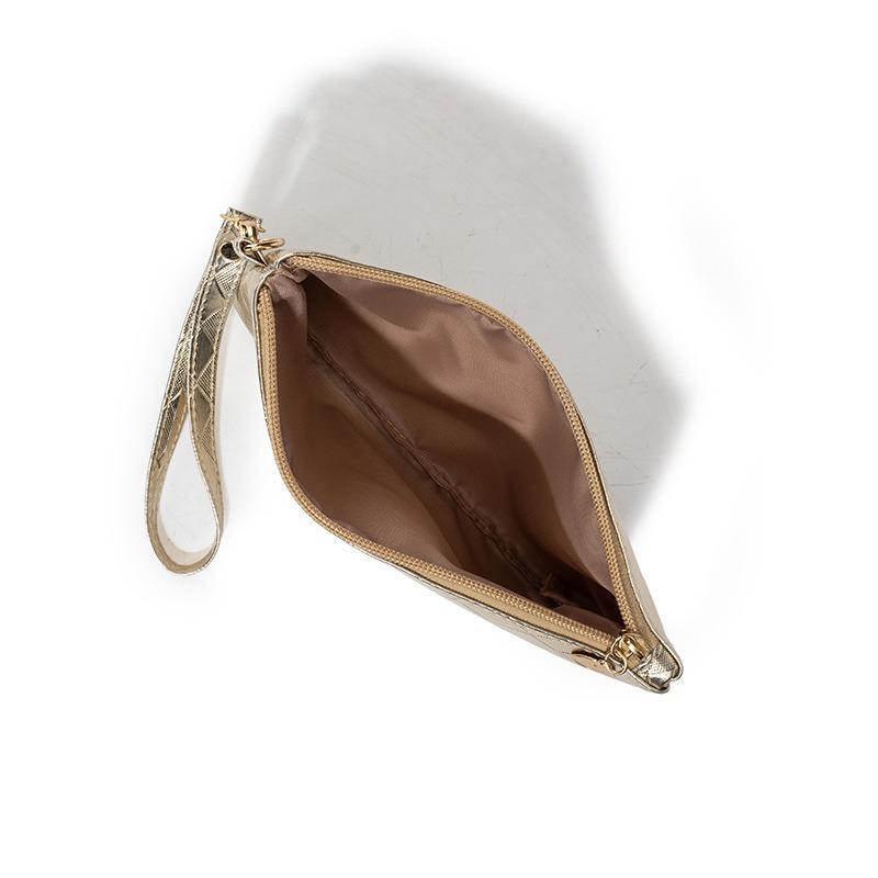 Women's bag new personalized rhombus handbag small and portable women's handheld mobile phone bag