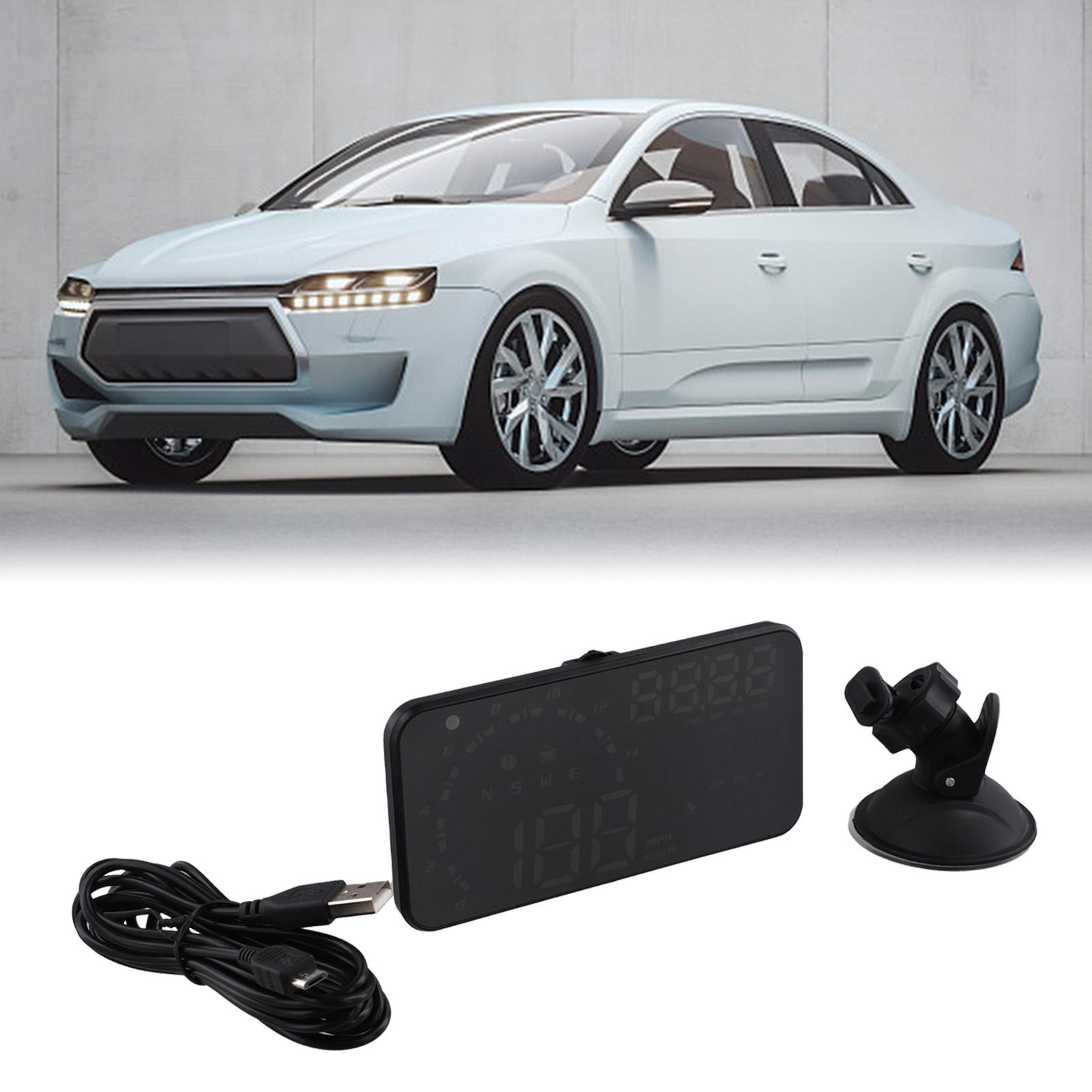 GPS-проектор на лобовое стекло автомобиля, цифровой спидометр с сигнализацией превышения скорости (MPH), данные о поездке, напоминание об усталости и информация о спутниках China Mainland