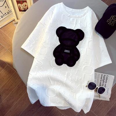 Harajuku Oversized Women Short Sleeve Tshirt Loose Korean Fashion Clothes O Neck Casual Tops Vintage Kawaii Graphic Tee T Shirt