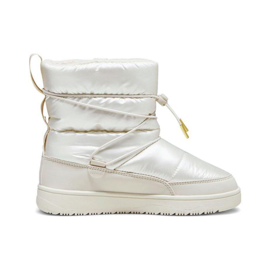 Puma Warm Shock Absorbing Comfortable Versatile Short Snow Boots Women Boots Snow-White 393931-02