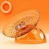 Quiet Hamster Running Wheel Flying Saucer Hamster Wheel with Hideout 2-in-1 Stable Safe Hamster Exercise Wheel for Gerbils Chinchillas Small Pets