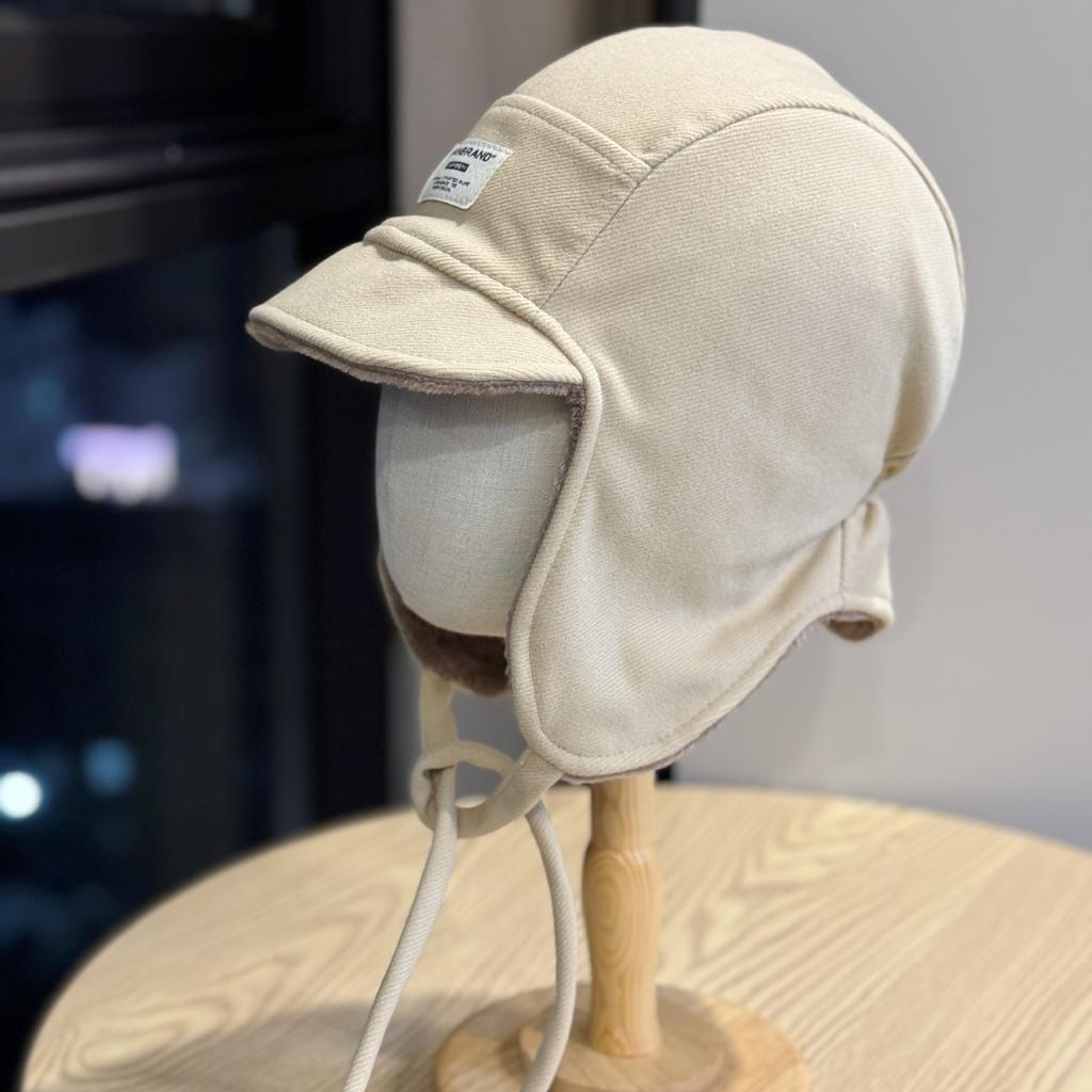 Plüsch Neue Modische Ohrenschutz Warme Lei Feng Mütze Winter Verdickt Winddicht Radfahren Pilotenmütze Kältefest Nordöstliche Mütze