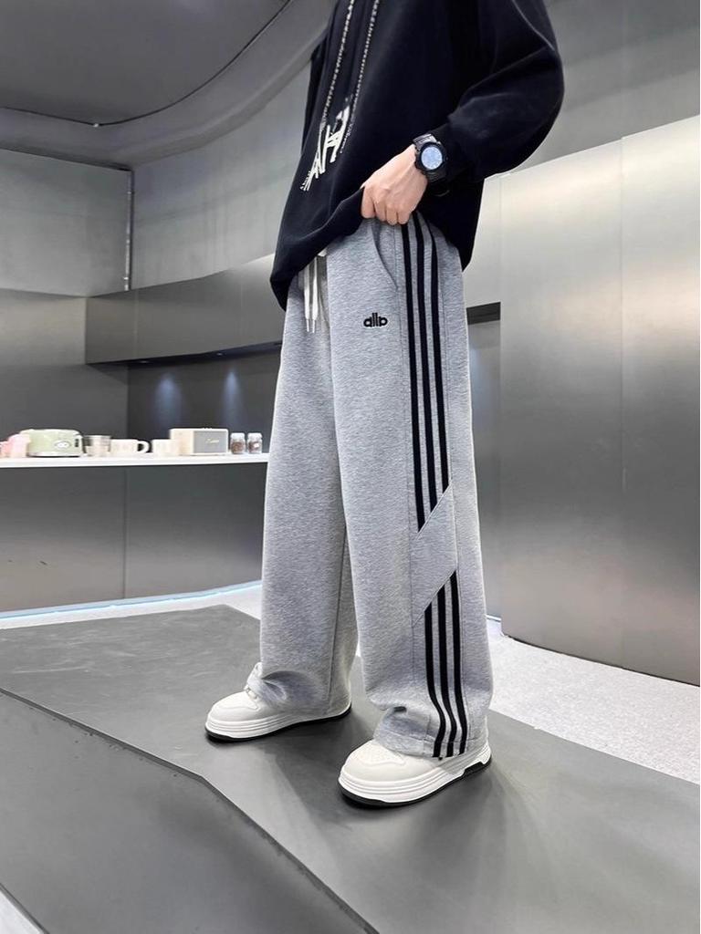 2025 Spring & Autumn Boys' Straight Leg Sweatpants - Trendy Children's Sportswear for Kids