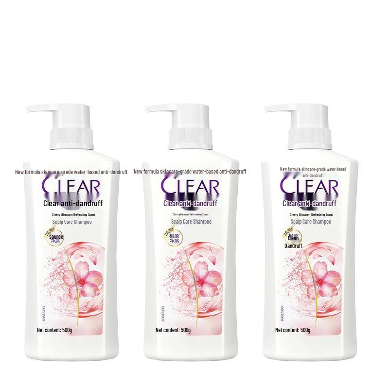 Clear Sakura Blossom Dew Anti-Dandruff Shampoo 3-Pack