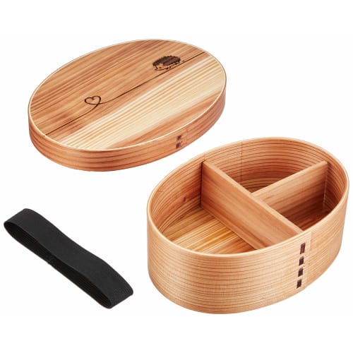 Kanoryu Design - Knotted Hedgehog - Magewappa Lunch Box, Medium, S21-32-6s