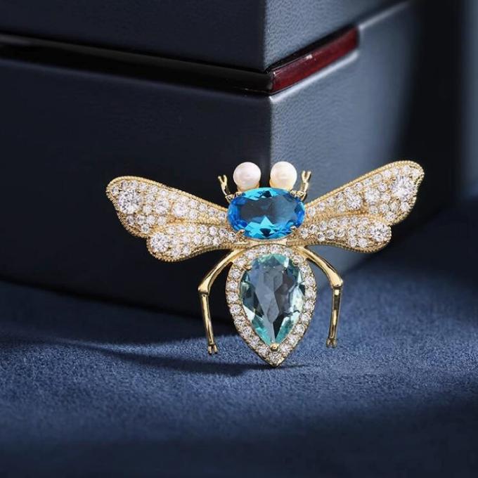 Broșe Noi la Modă cu Aripi de Înger Broșe Versatile Elegante Rafinate Magpie pentru Doamne Cel Mai Bun Cadou de Petrecere Bijuterii