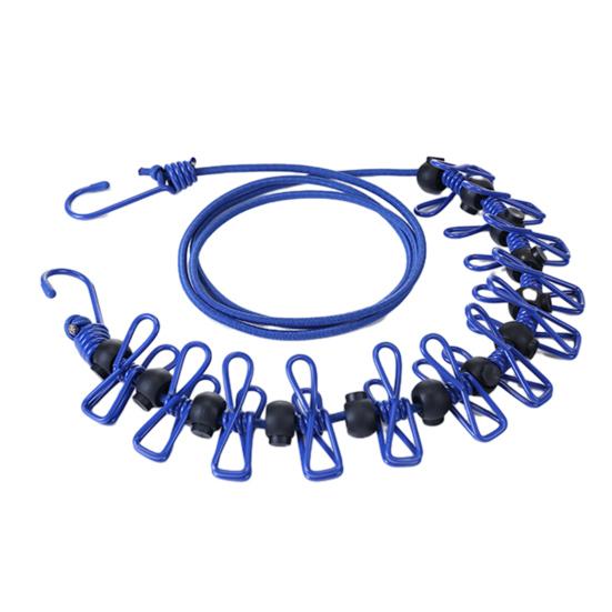 Clothesline Strong Clothespin Thickened Good Load-Bearing Windproof Outdoor Clothesline with Positioning Buckle Camping Supplies