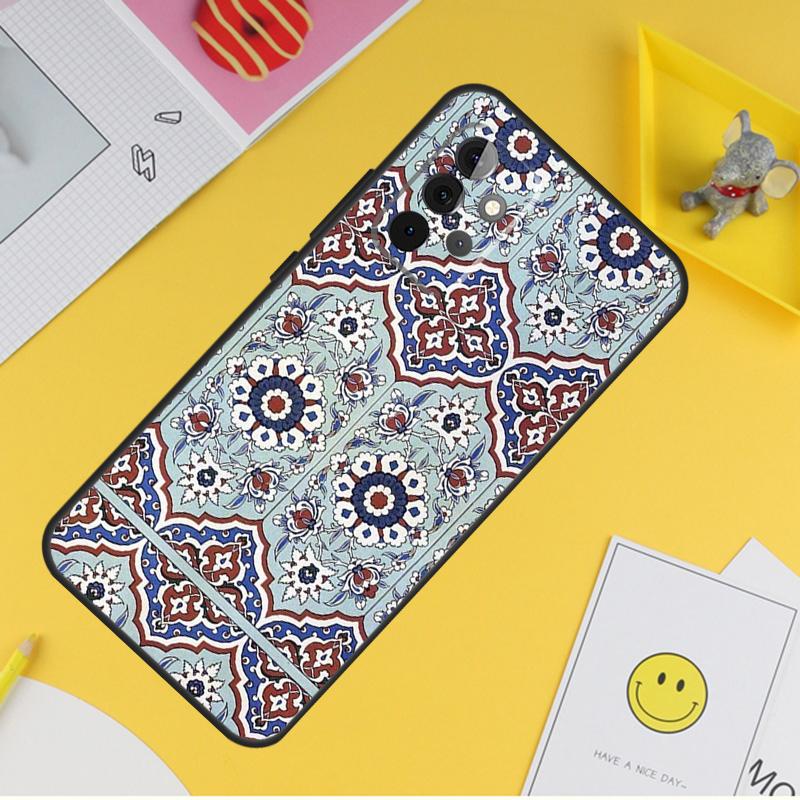 Moroccan Pattern For Samsung Galaxy A14 A34 A54 A12 A32 A52 A51 A71 A53 A33 A13 A15 A25 A35 A55 Phone Case