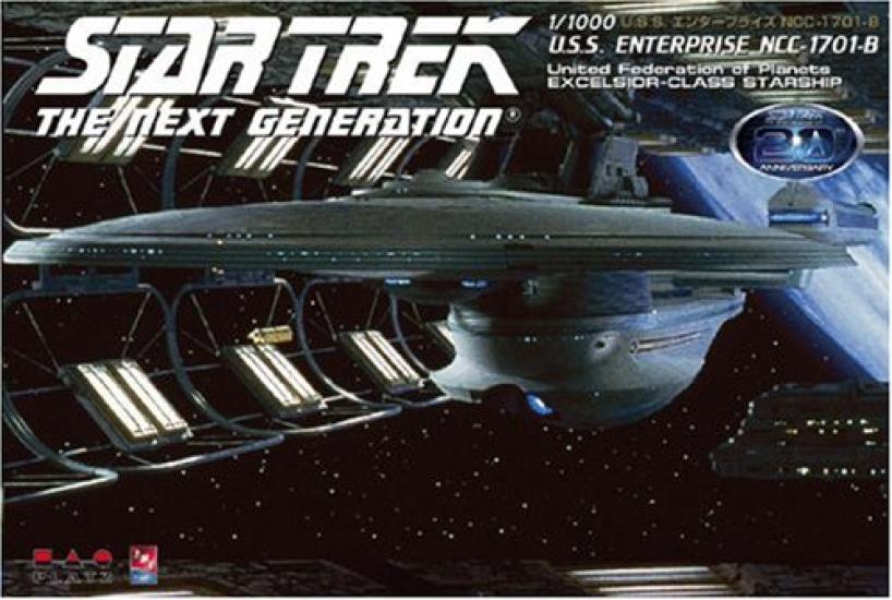 Platz Star Trek Enterprise Plastic Model 1/1000 NCC-1701-B