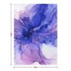 Ätherische Blume Violette Tinte Überwurfdecke Weichste Designer Baby Nickerchen Decken